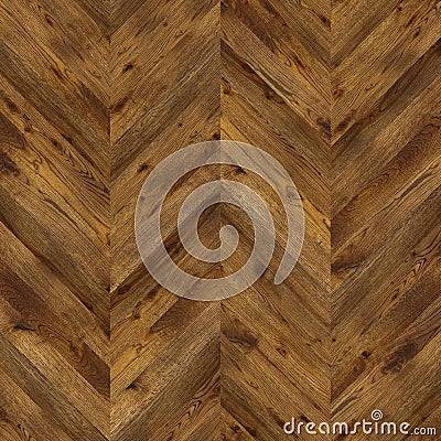 French herringbone, grunge hardwood flooring design seamless texture Stock Photo